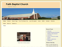 Tablet Screenshot of faithbaptistgb.org